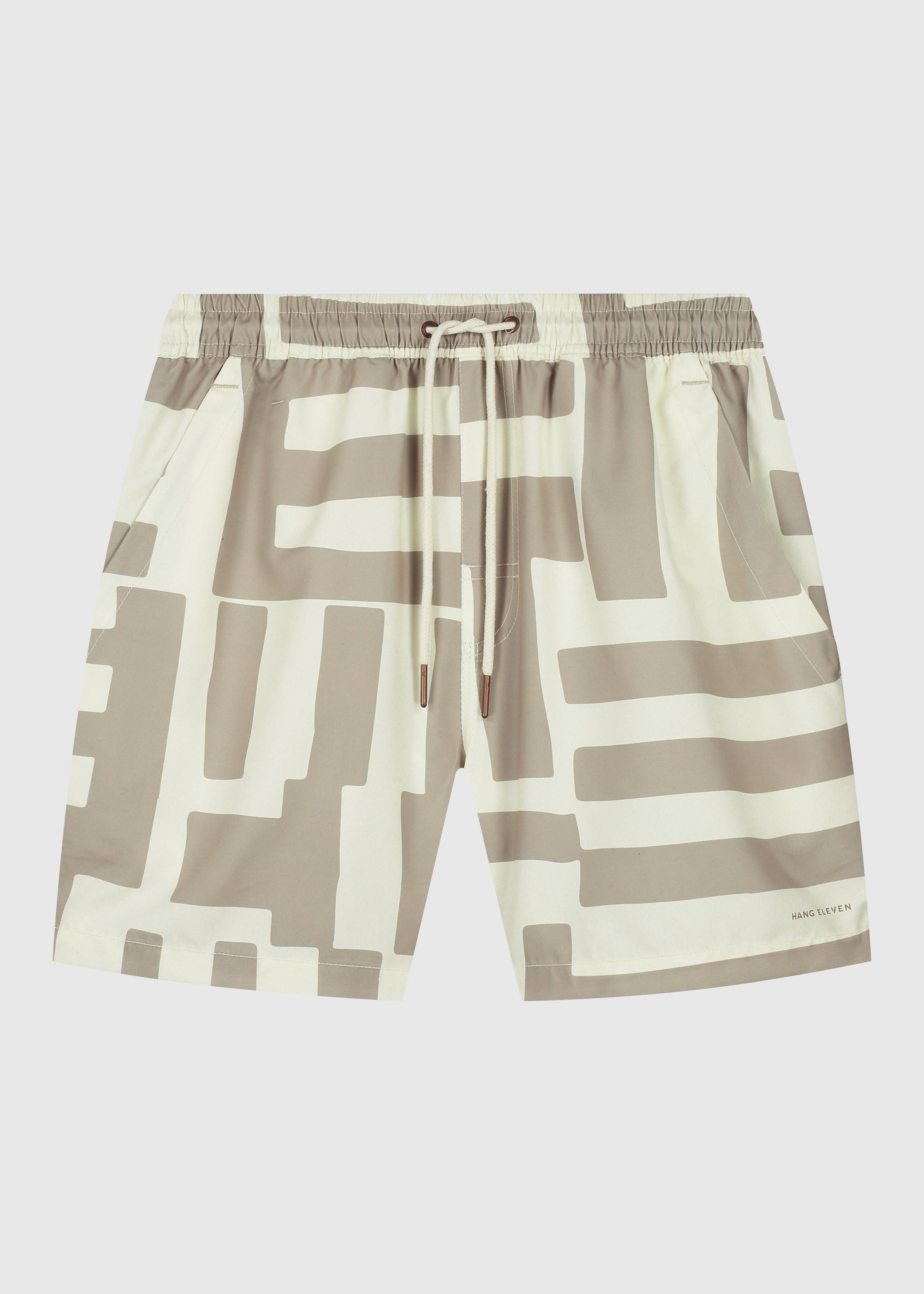 Striped Swim Short - Sand