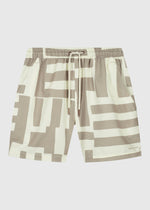 Striped Swim Short - Sand
