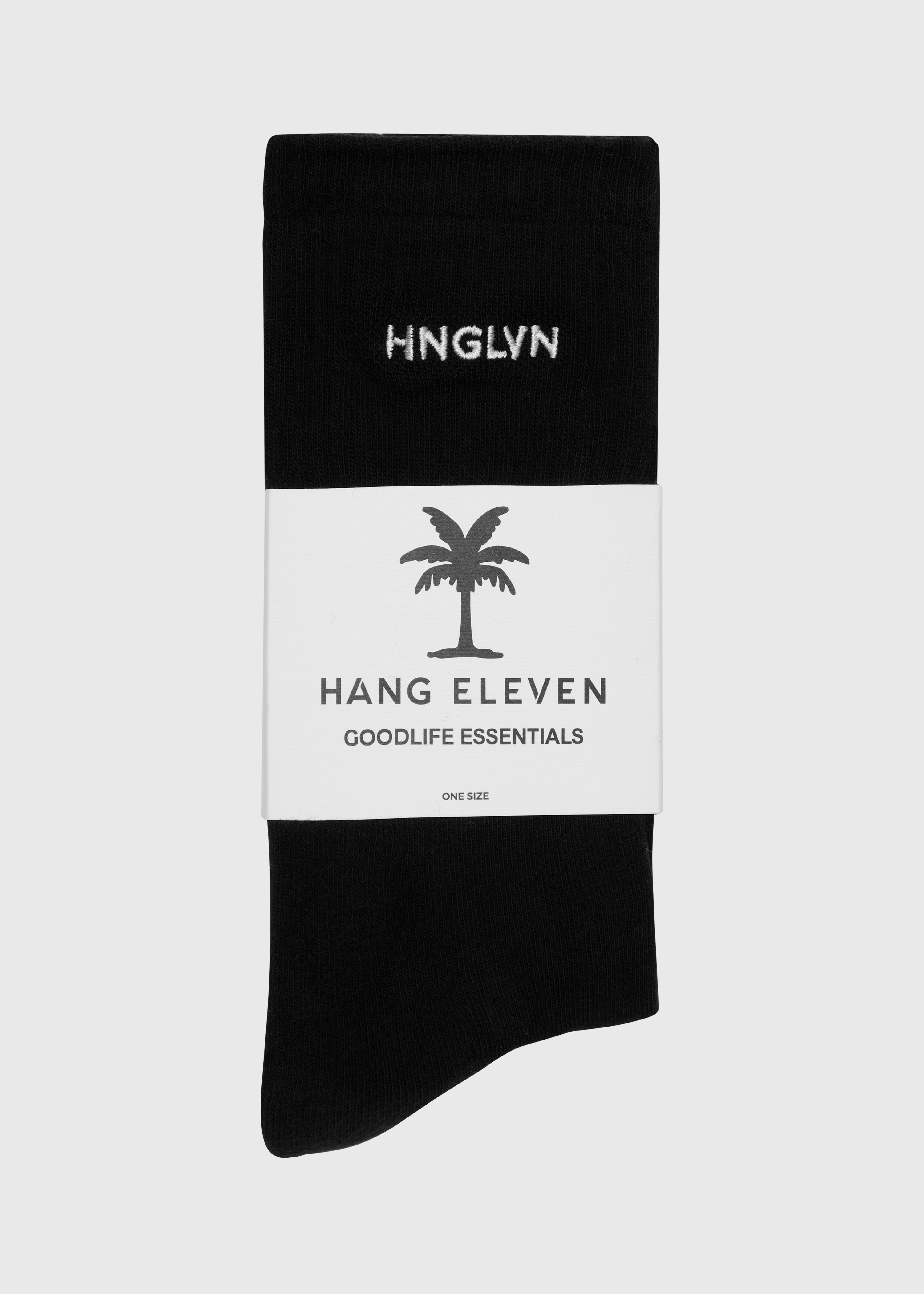 Chaussettes Hang Eleven à petit logo - Noir