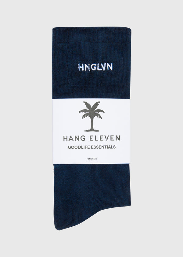 Hang Eleven Small Logo Socks - Navy
