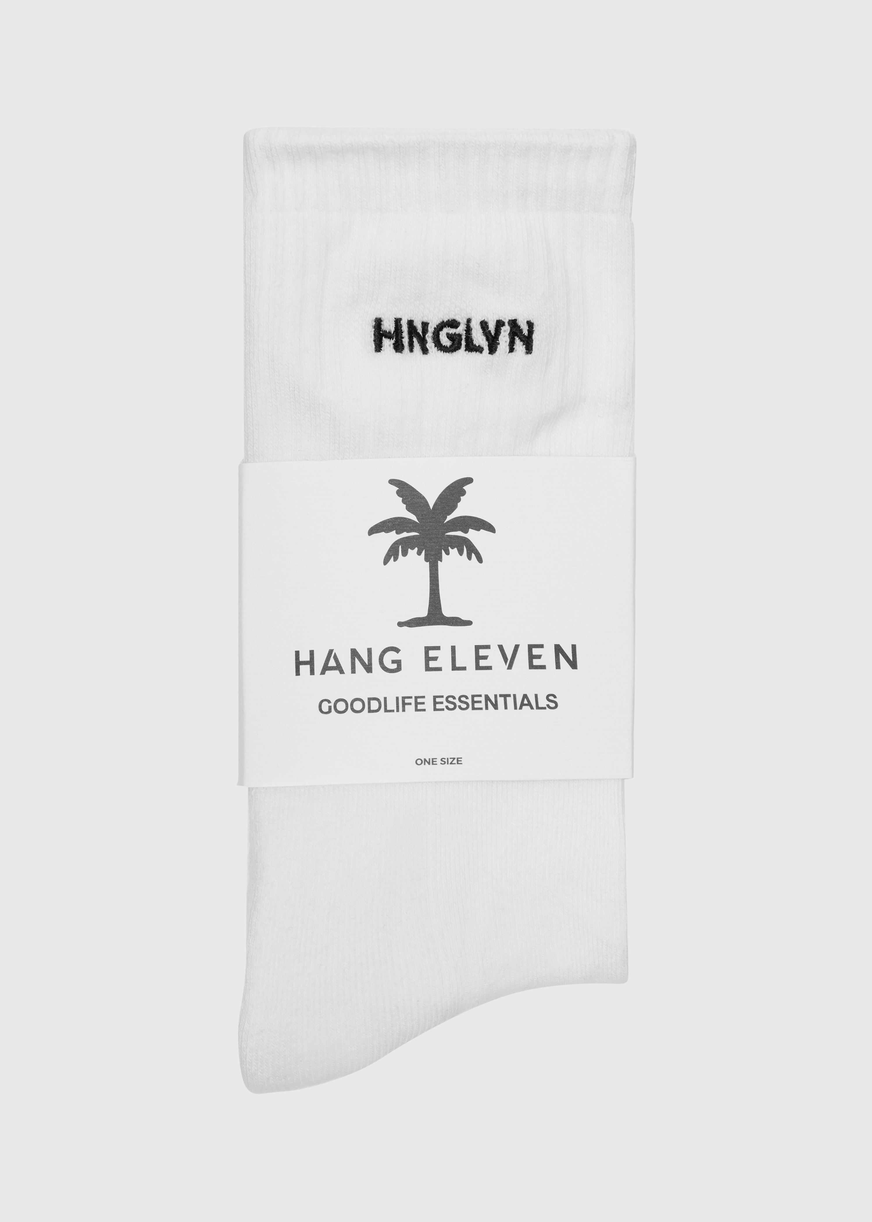 Chaussettes Hang Eleven à petit logo - Blanc