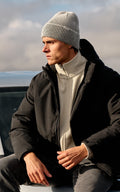 Two Tone Beanie - White