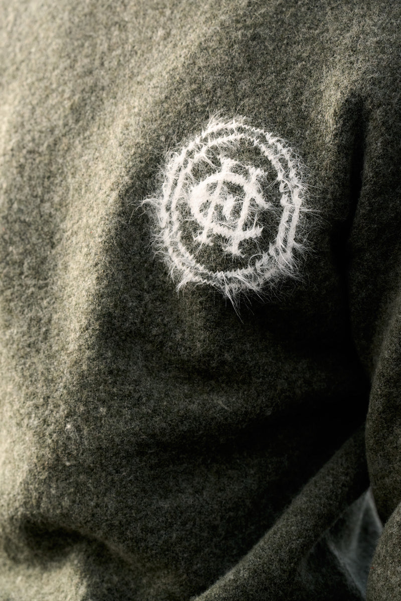 Soft Logo Knit - Dark Green