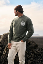 Soft Logo Knit - Dark Green