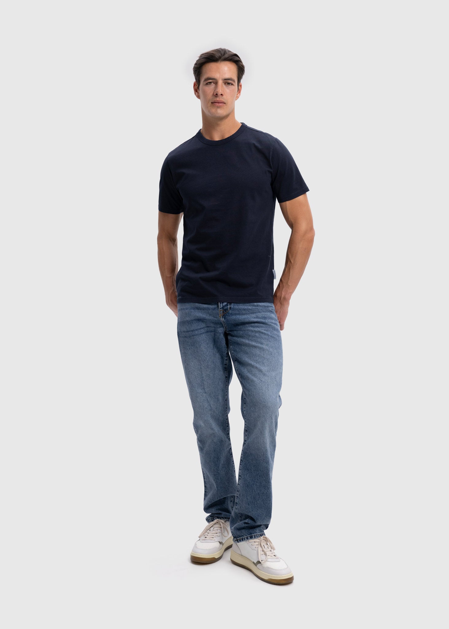 Miles Straight Jeans - Blue Middle