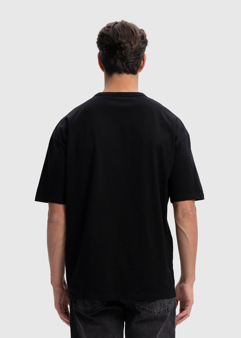 Light Oversized Premium Tee - Black