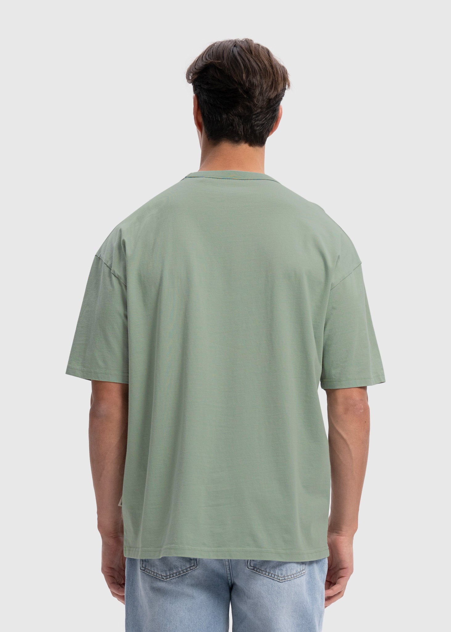 T-shirt Premium Oversize - Vert Sauge