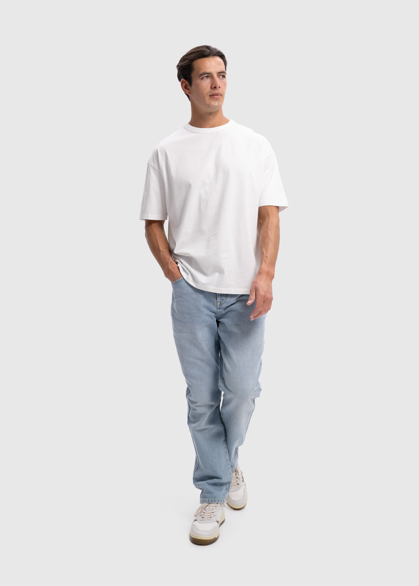 T-shirt Premium Oversize - Blanc