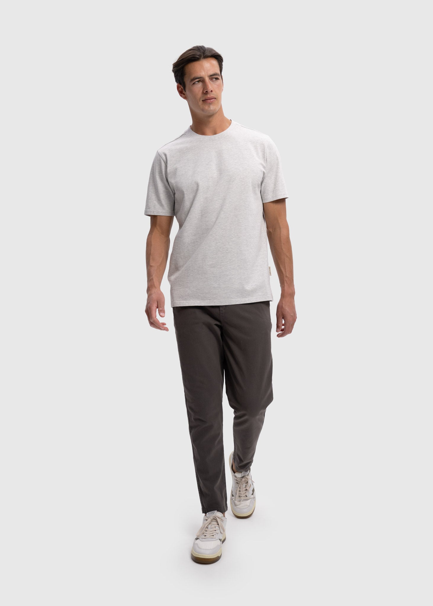 Heavy Regular Premium Tee - Light Grey