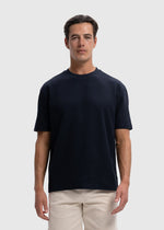 Pique Tee - Navy Blue
