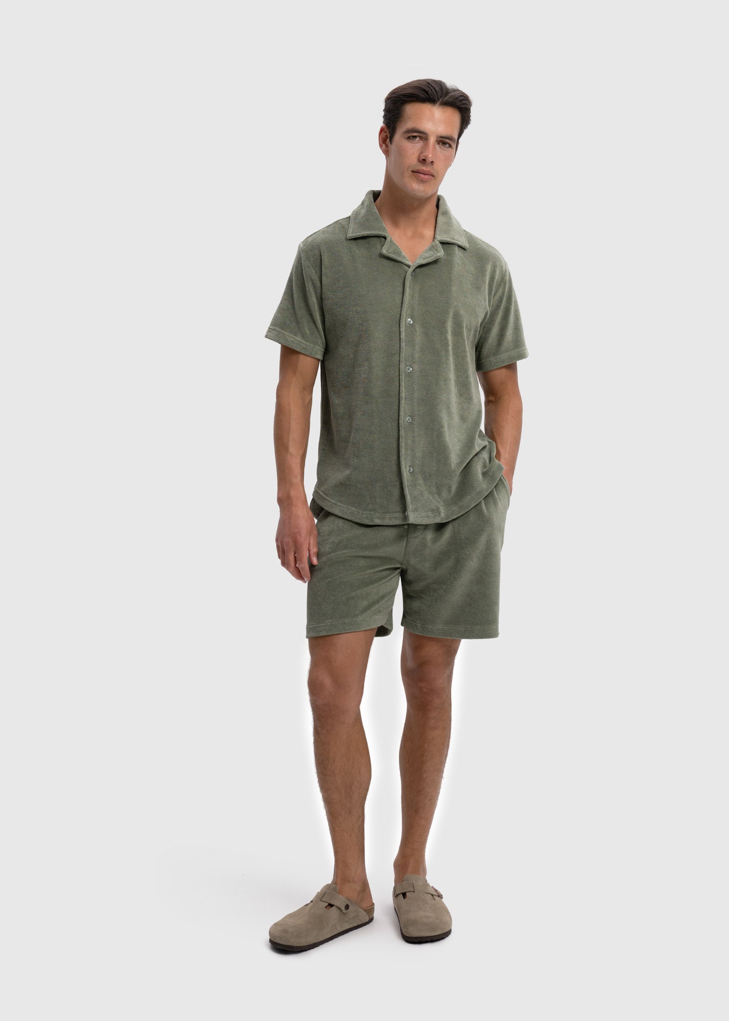 Terry Shirt - Slate Green