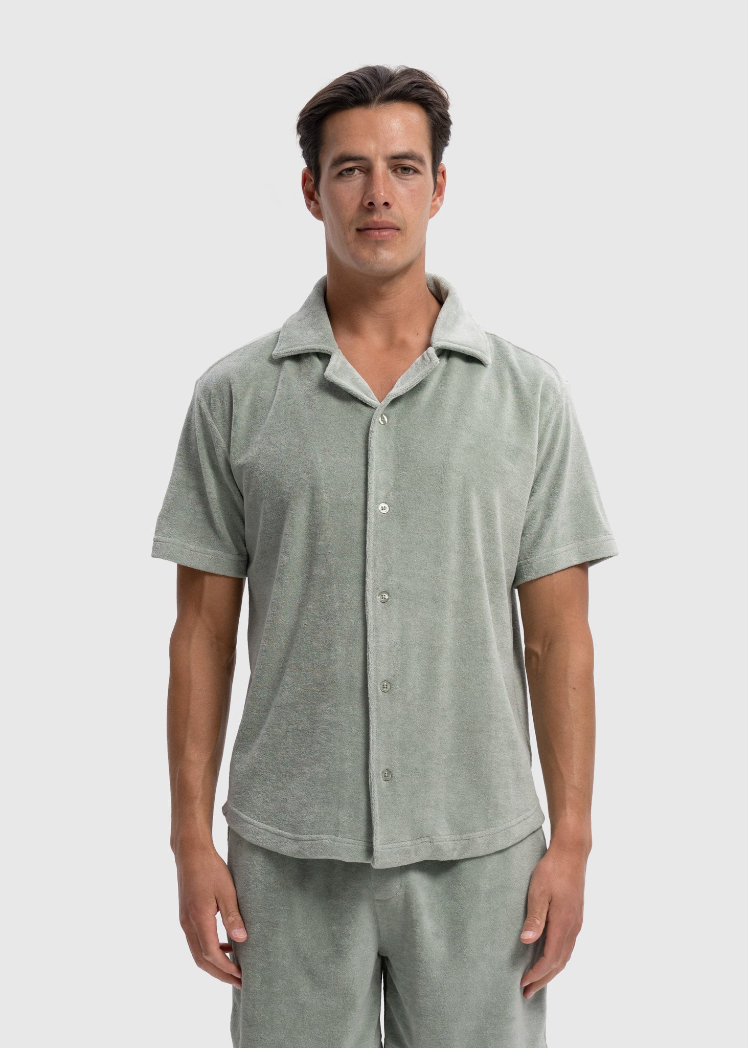 Terry Shirt - Sage Green