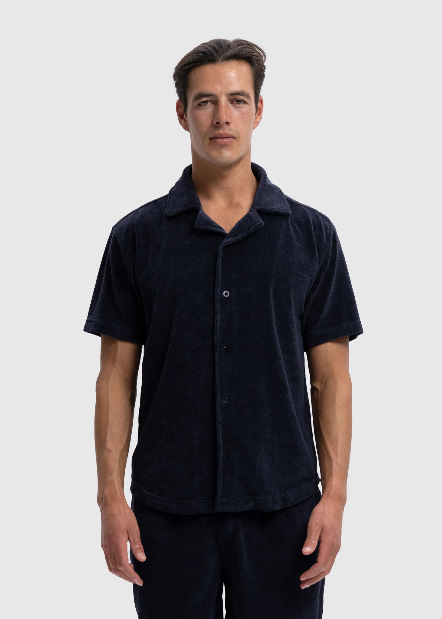Terry Shirt - Navy Blue