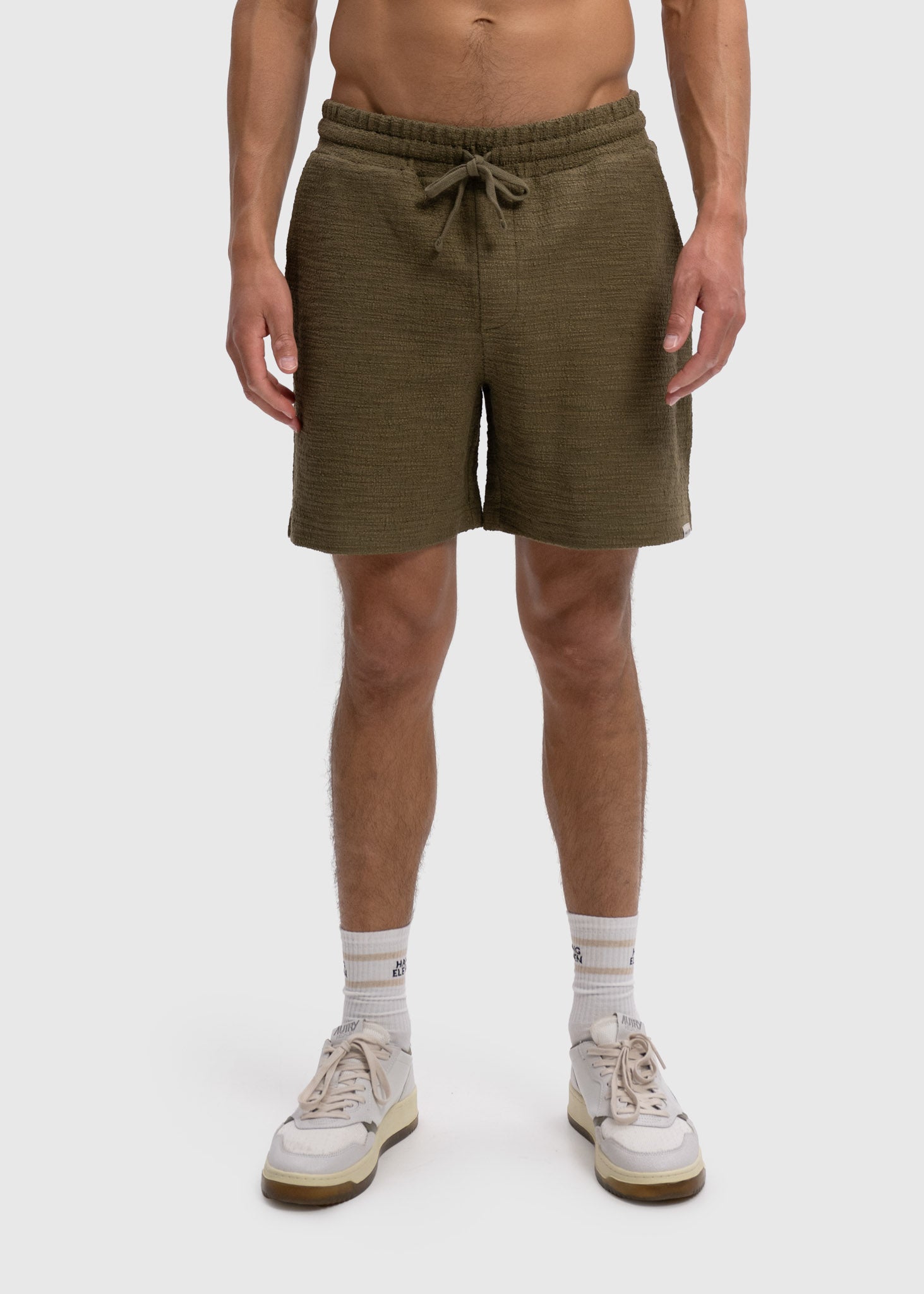 Boucle Short - Olive Green