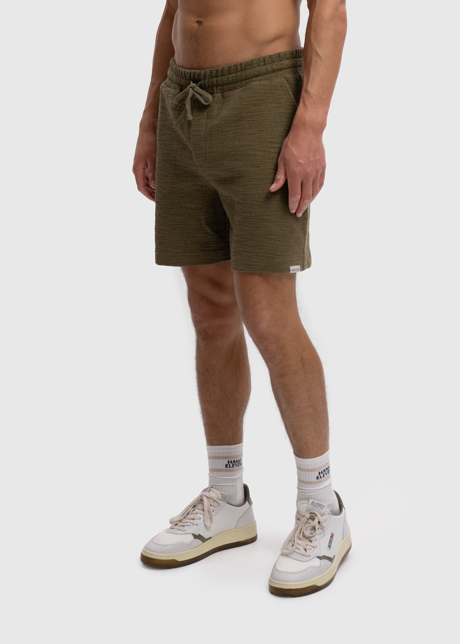 Boucle Short - Olive Green