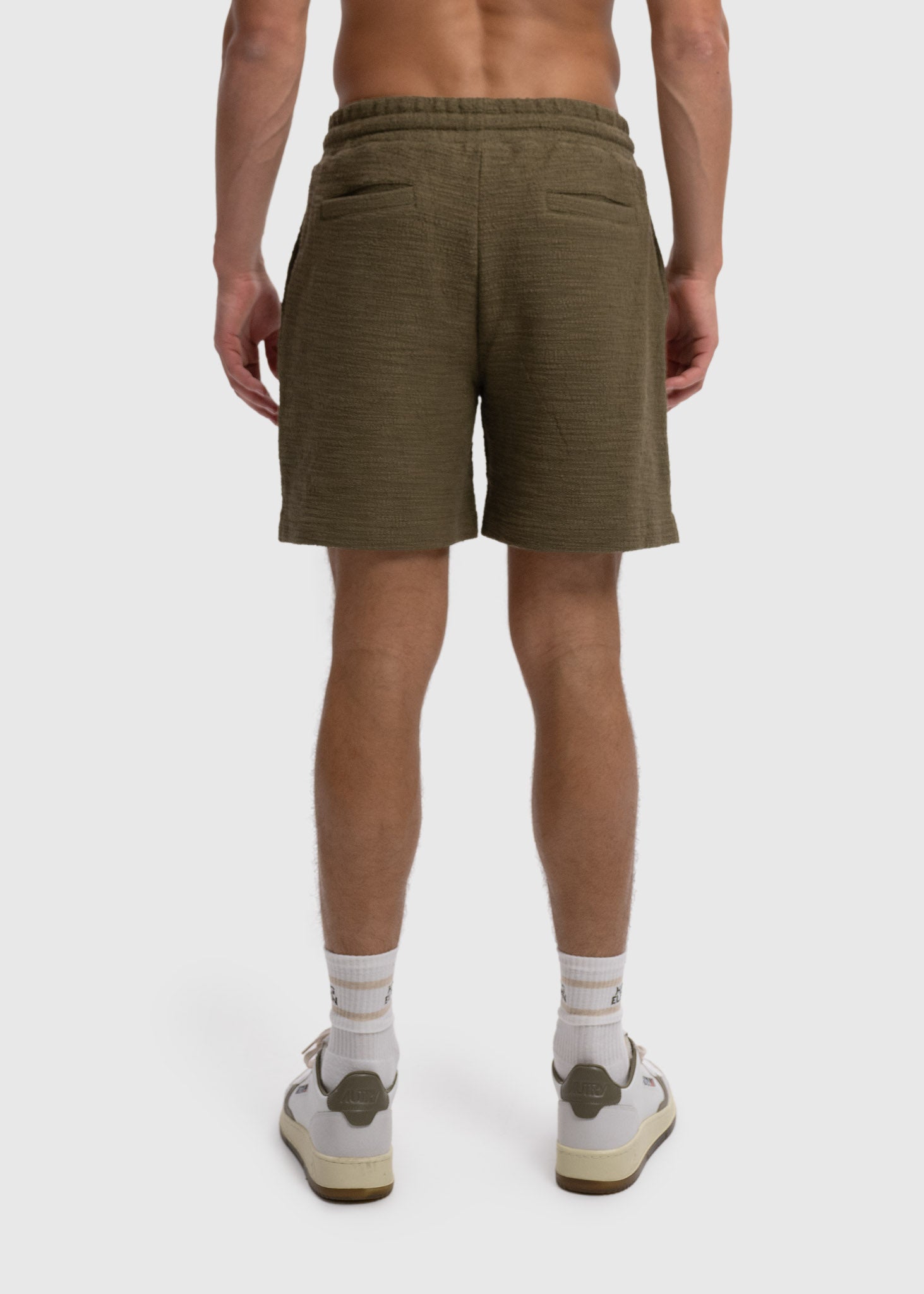Boucle Short - Olive Green