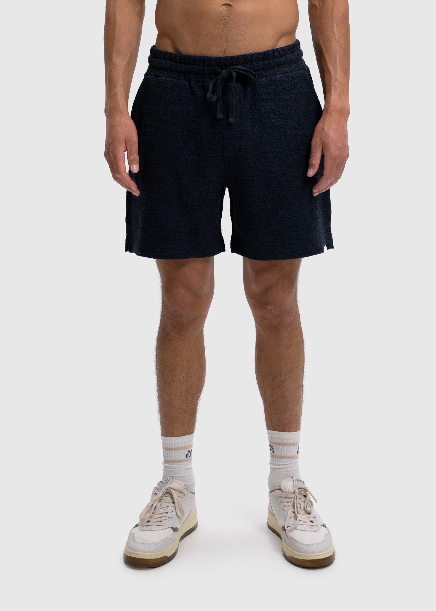 Boucle Short - Navy Blue