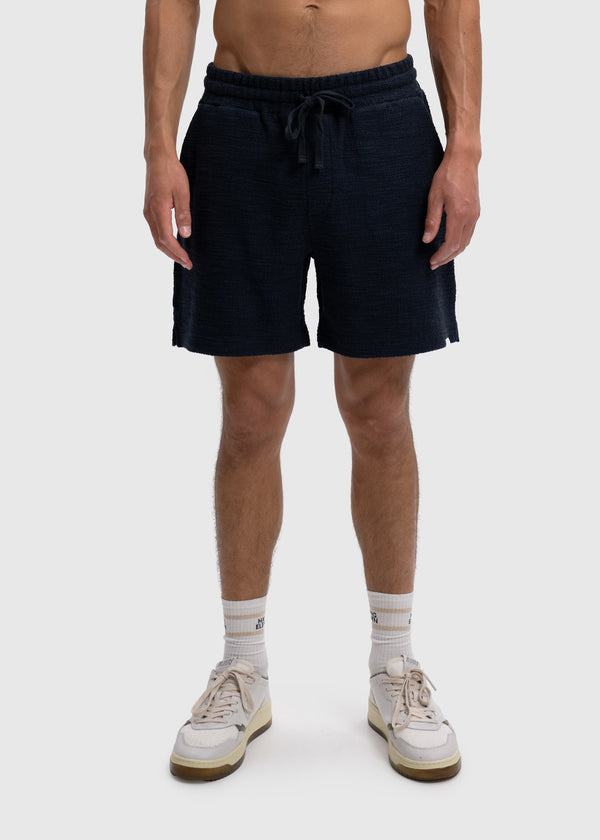 Boucle Short - Navy Blue