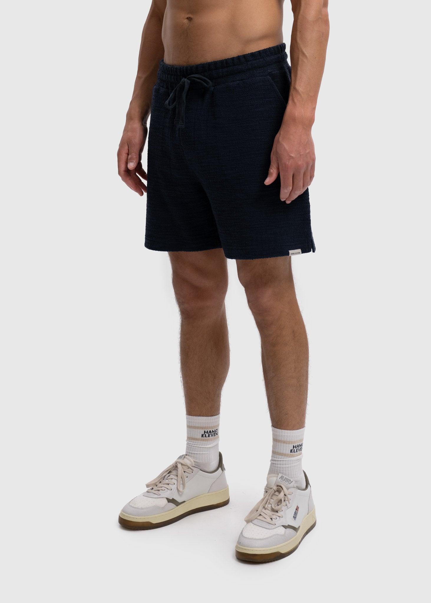 Boucle Short - Navy Blue