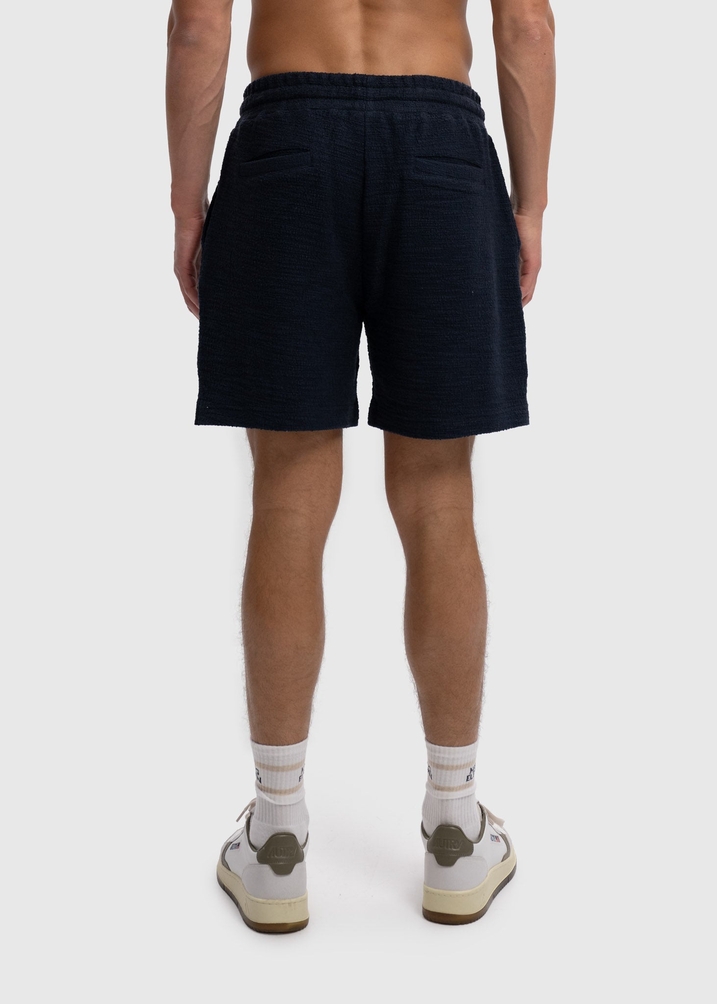 Boucle Short - Navy Blue