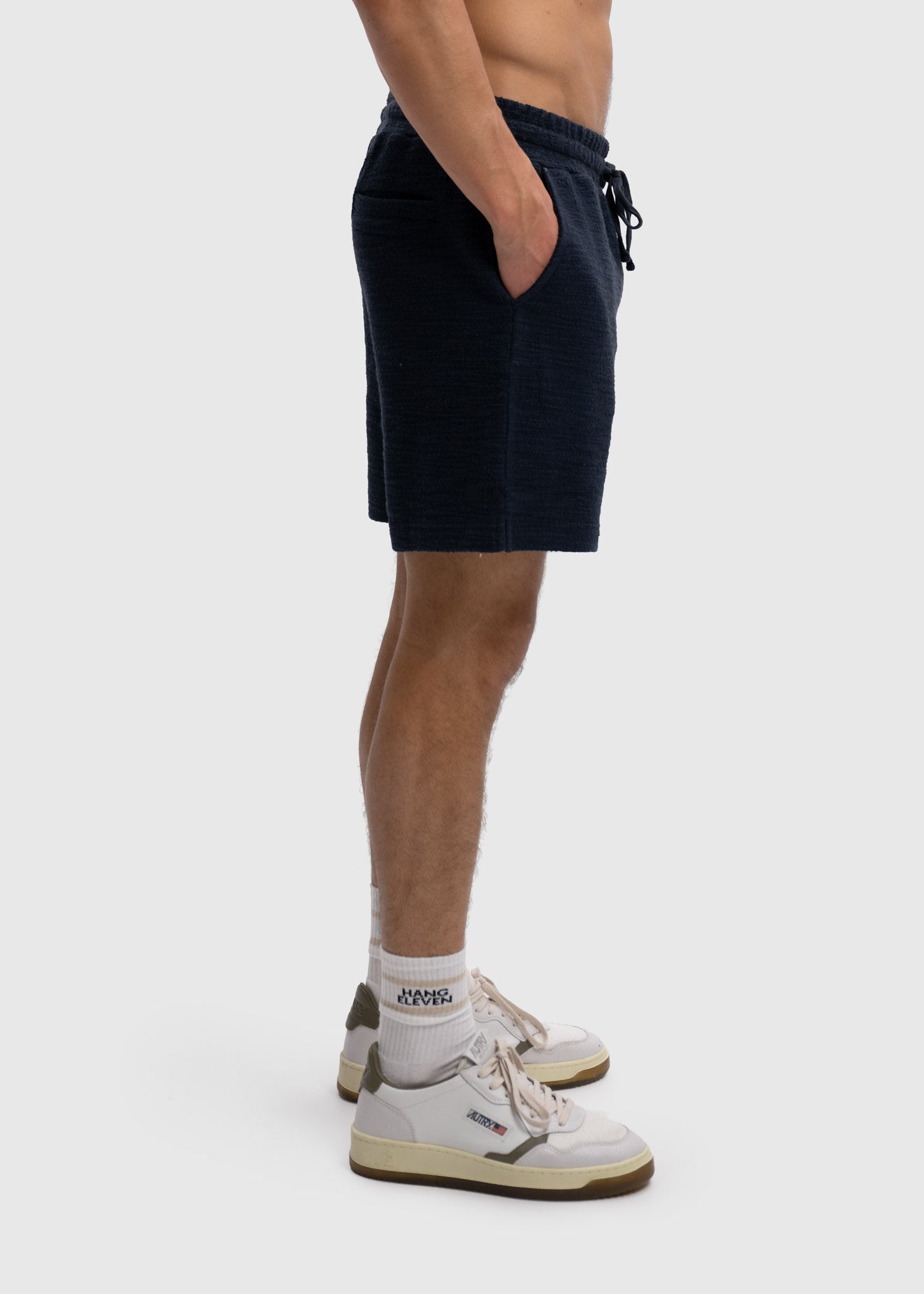 Boucle Short - Navy Blue