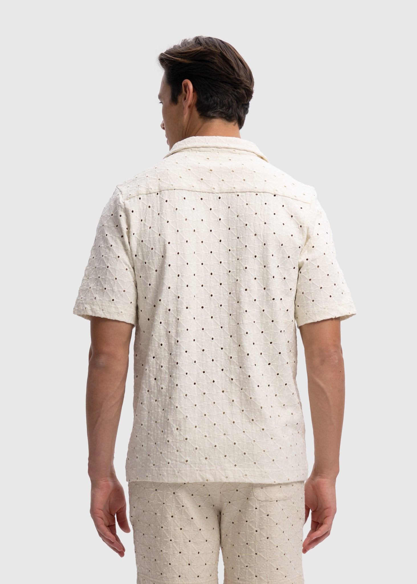 Chemise Crochetee Aube - Sable Blanc