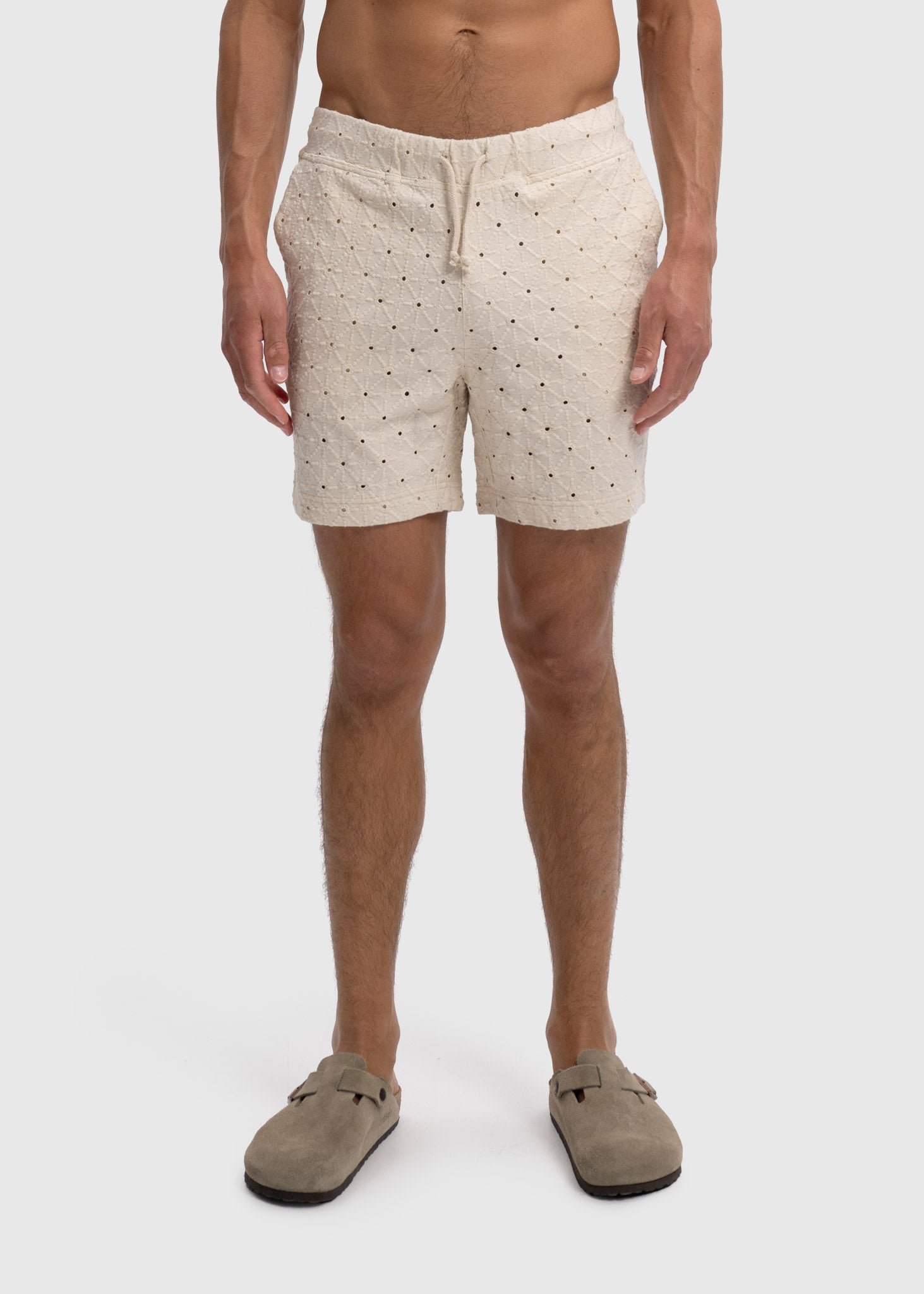 Short Crocheted Sunrise - Sable Blanc