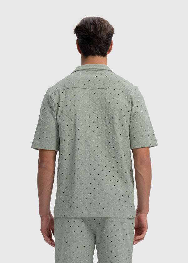 Crochet Sunrise Shirt - Winter Pear