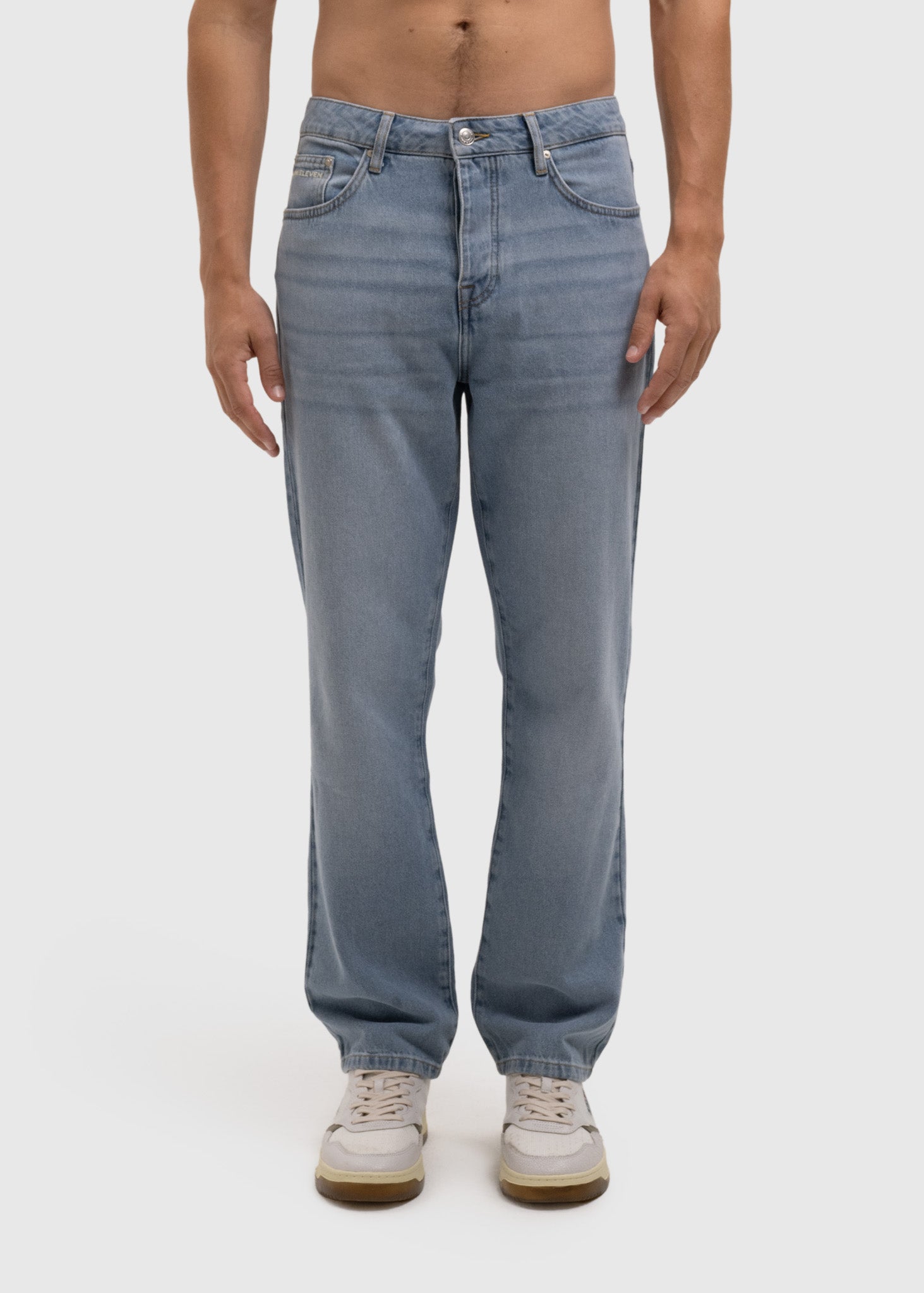 Miles Straight Jeans - Blue Light
