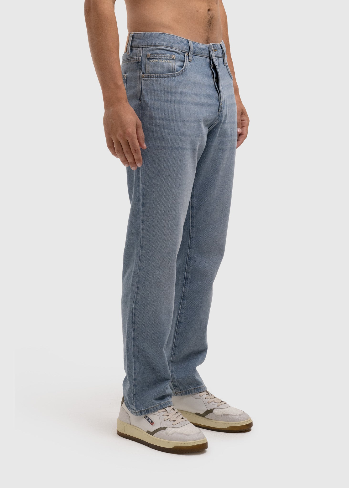 Miles Straight Jeans - Blue Light