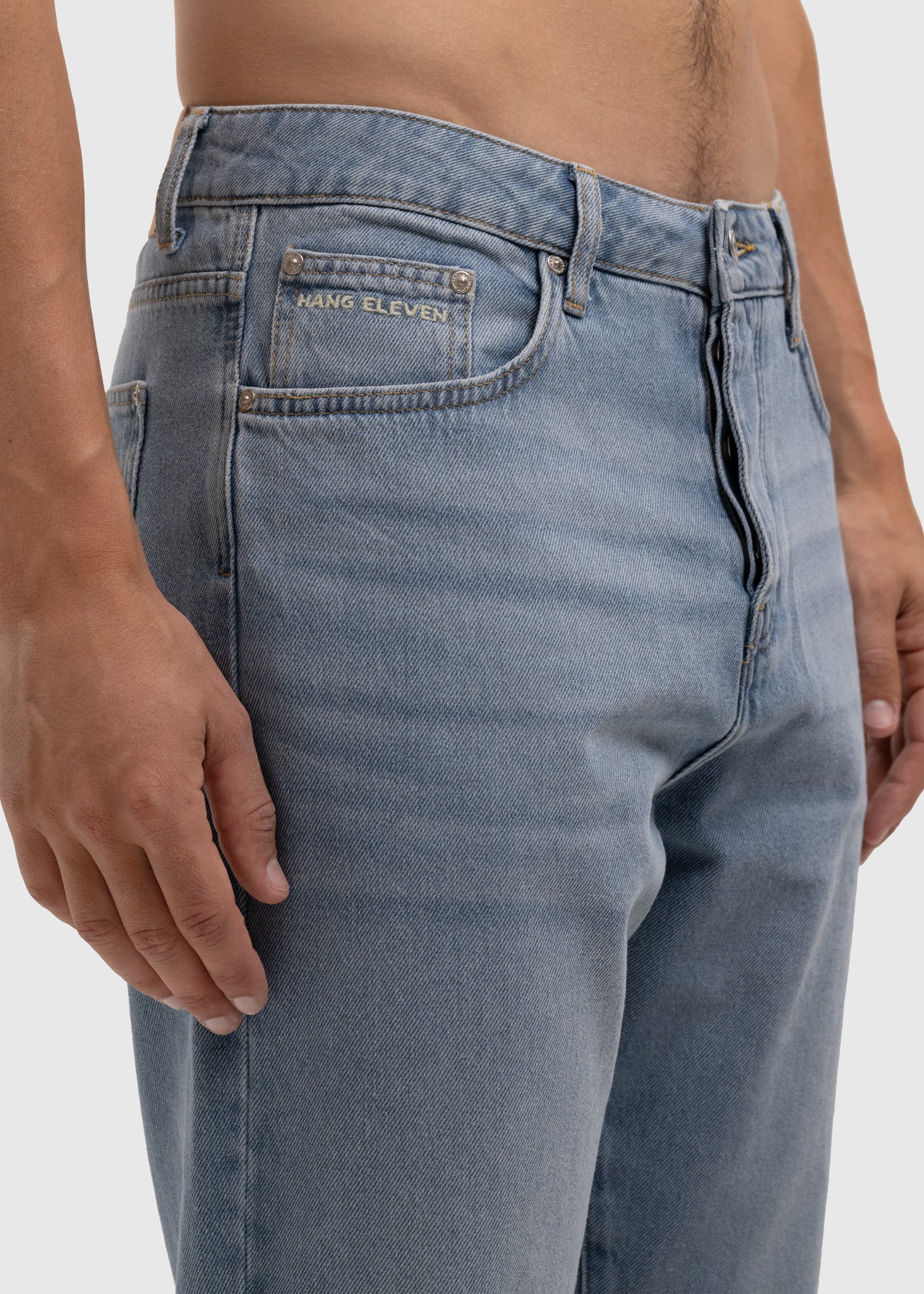 Miles Straight Jeans - Blue Light