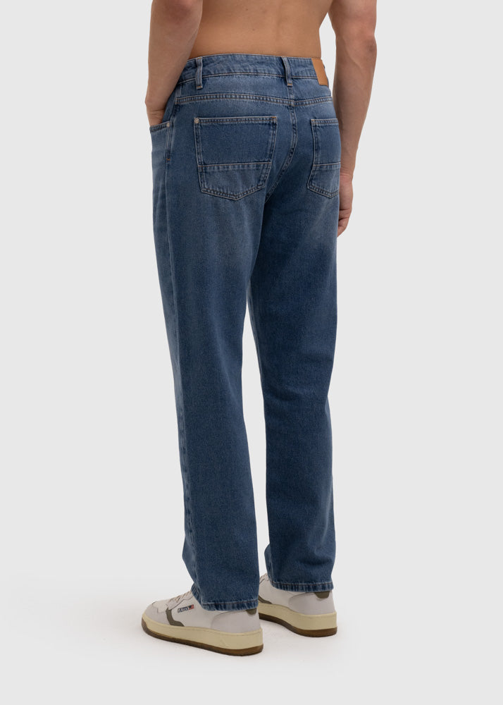 Miles Straight Jeans - Blue Middle