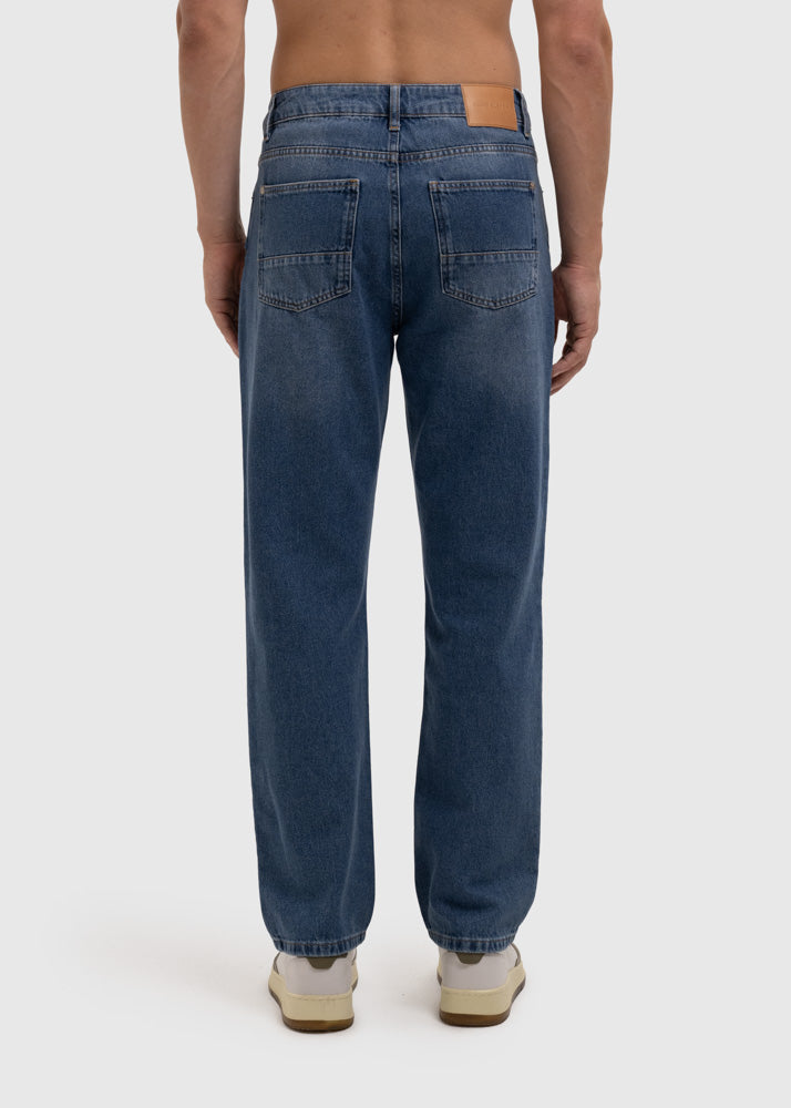 Miles Straight Jeans - Blue Middle