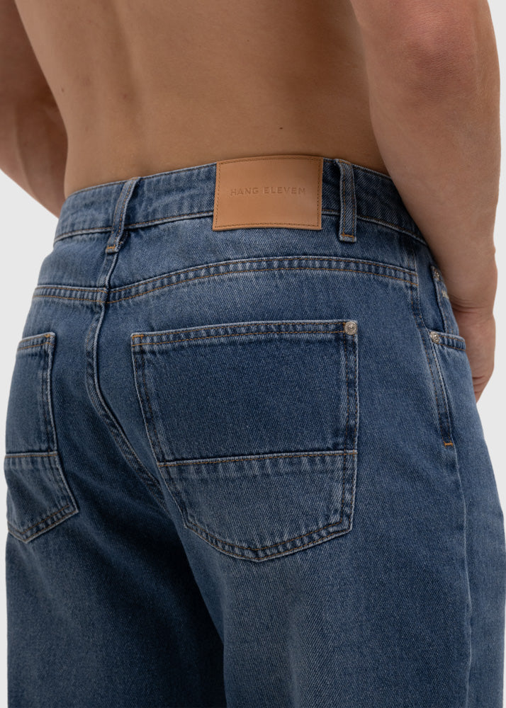 Miles Straight Jeans - Blue Middle