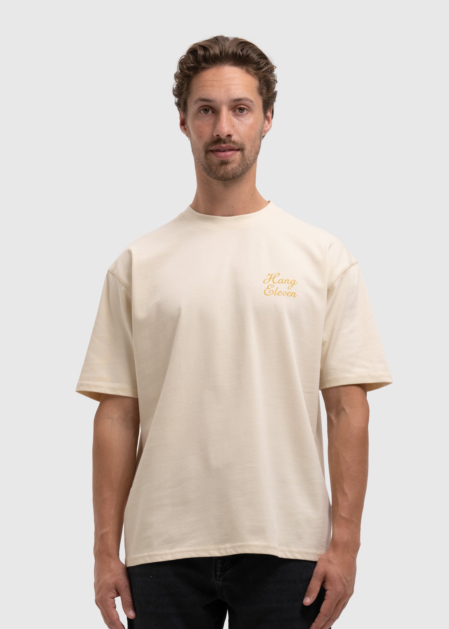 Full House Of Tiles Tee - White Sand