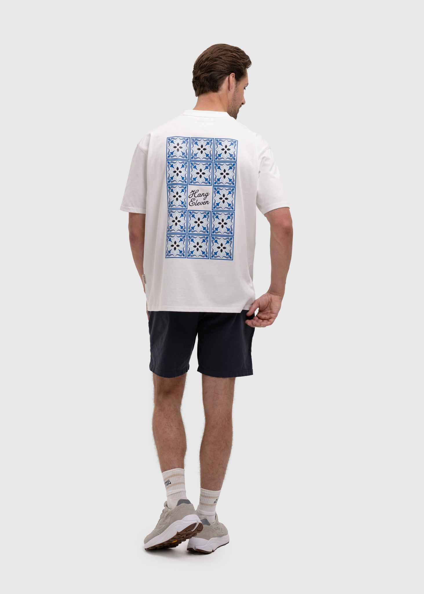 Fullhouse Of Tiles Tee - White