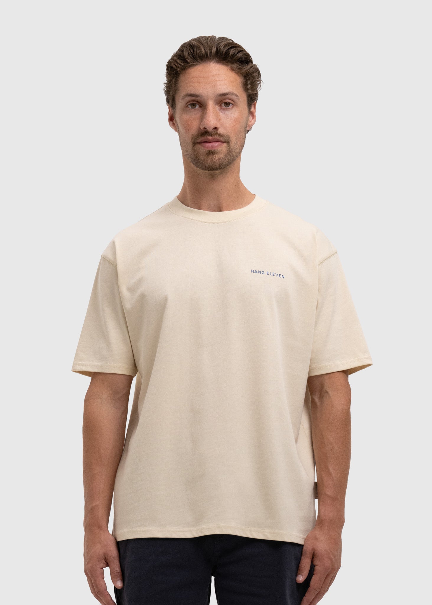 Zigzag Tee - White Sand