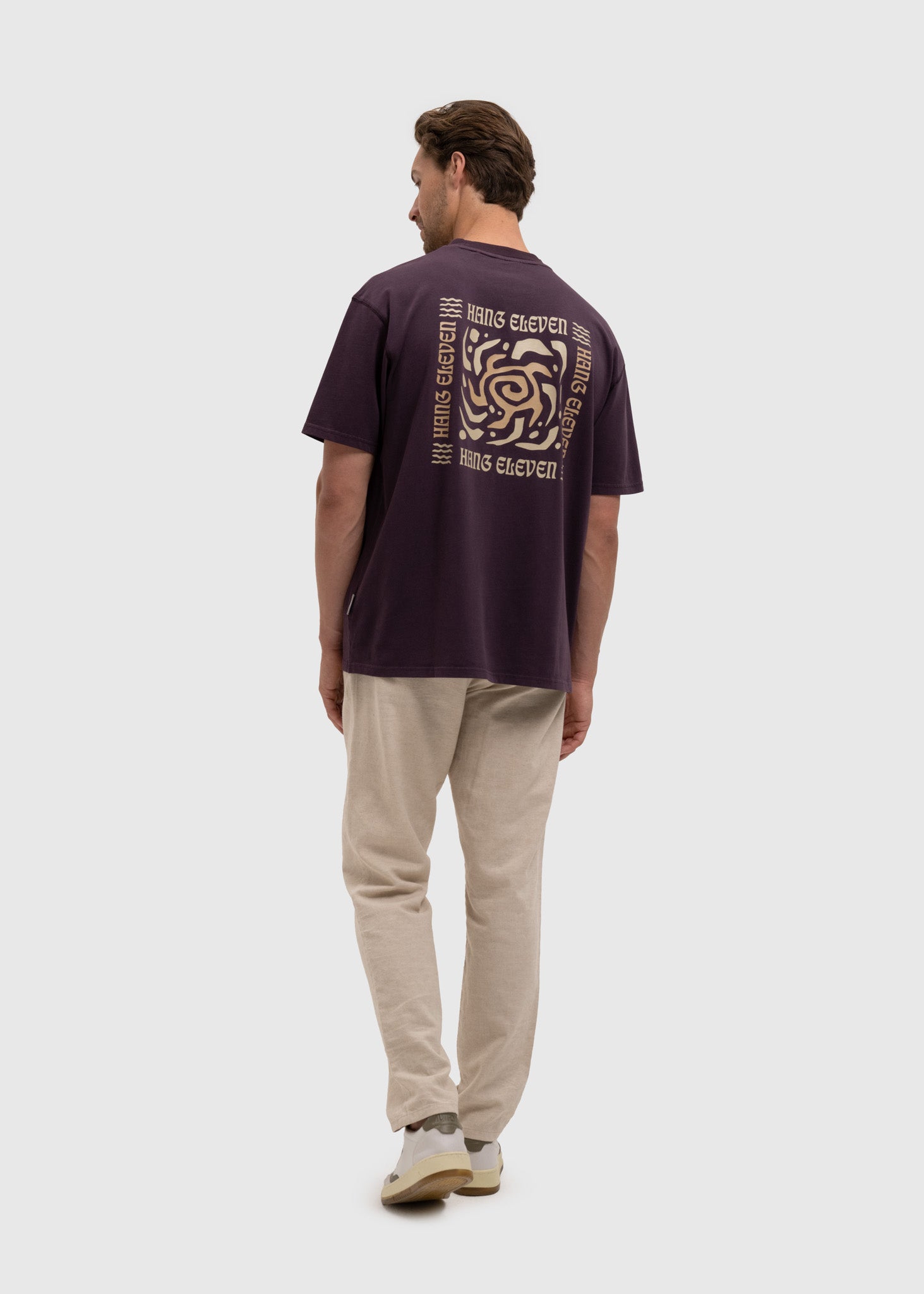 Square Tee - Washed Purple