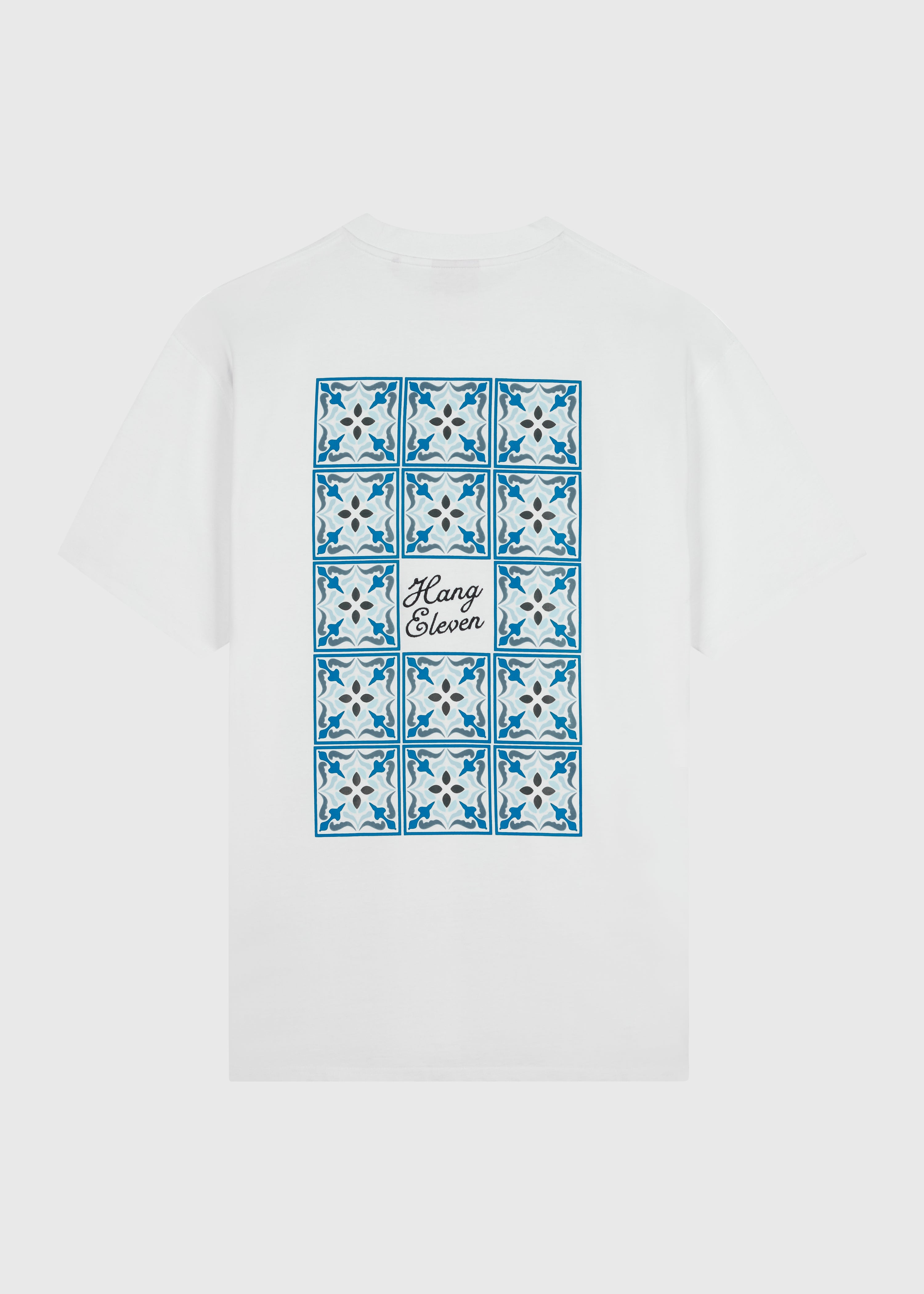 Fullhouse Of Tiles Tee - White