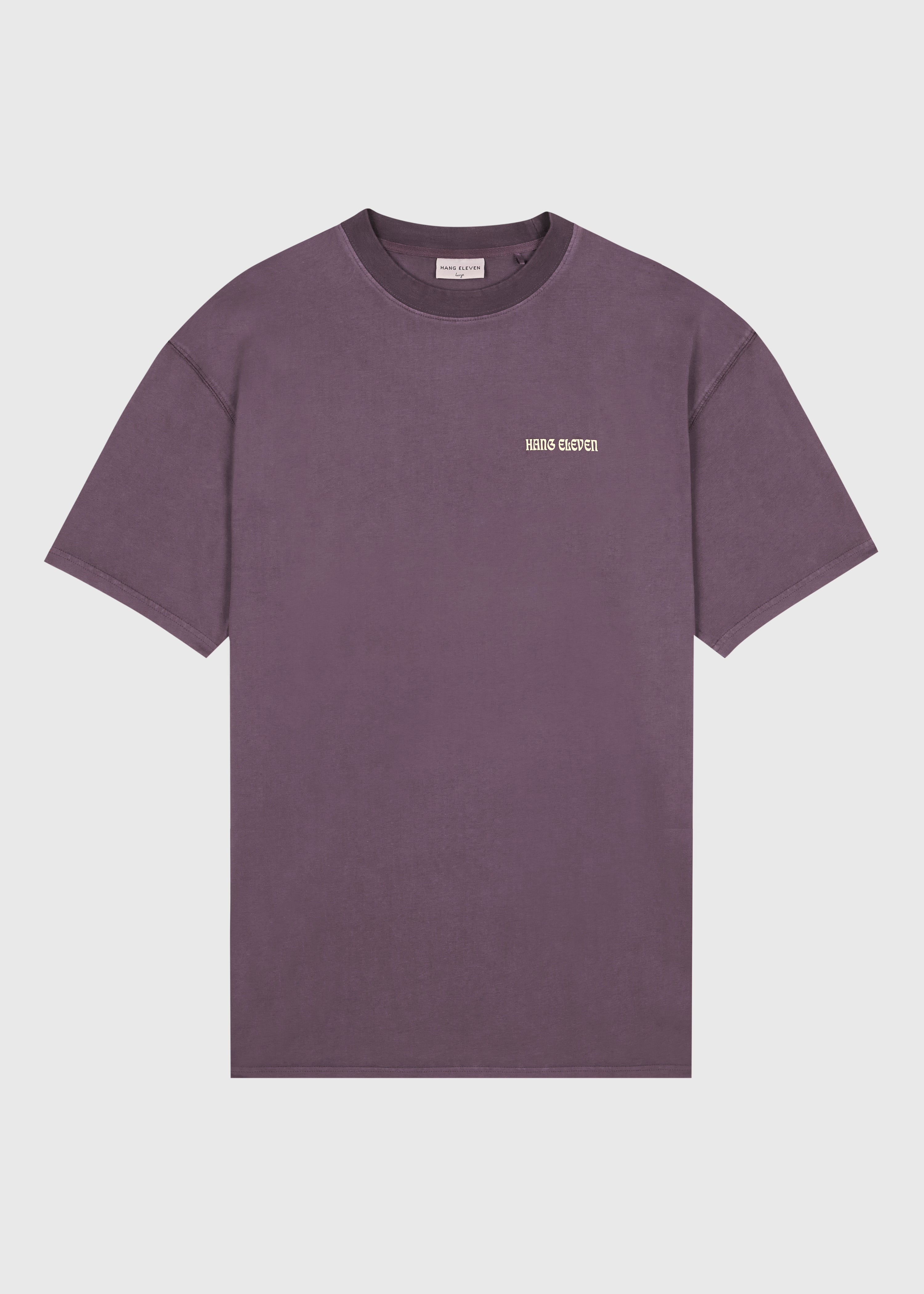 Square Tee - Washed Purple