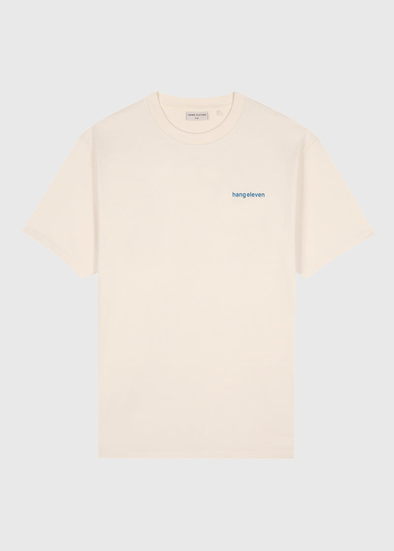 Brand Embro Tee - White Sand