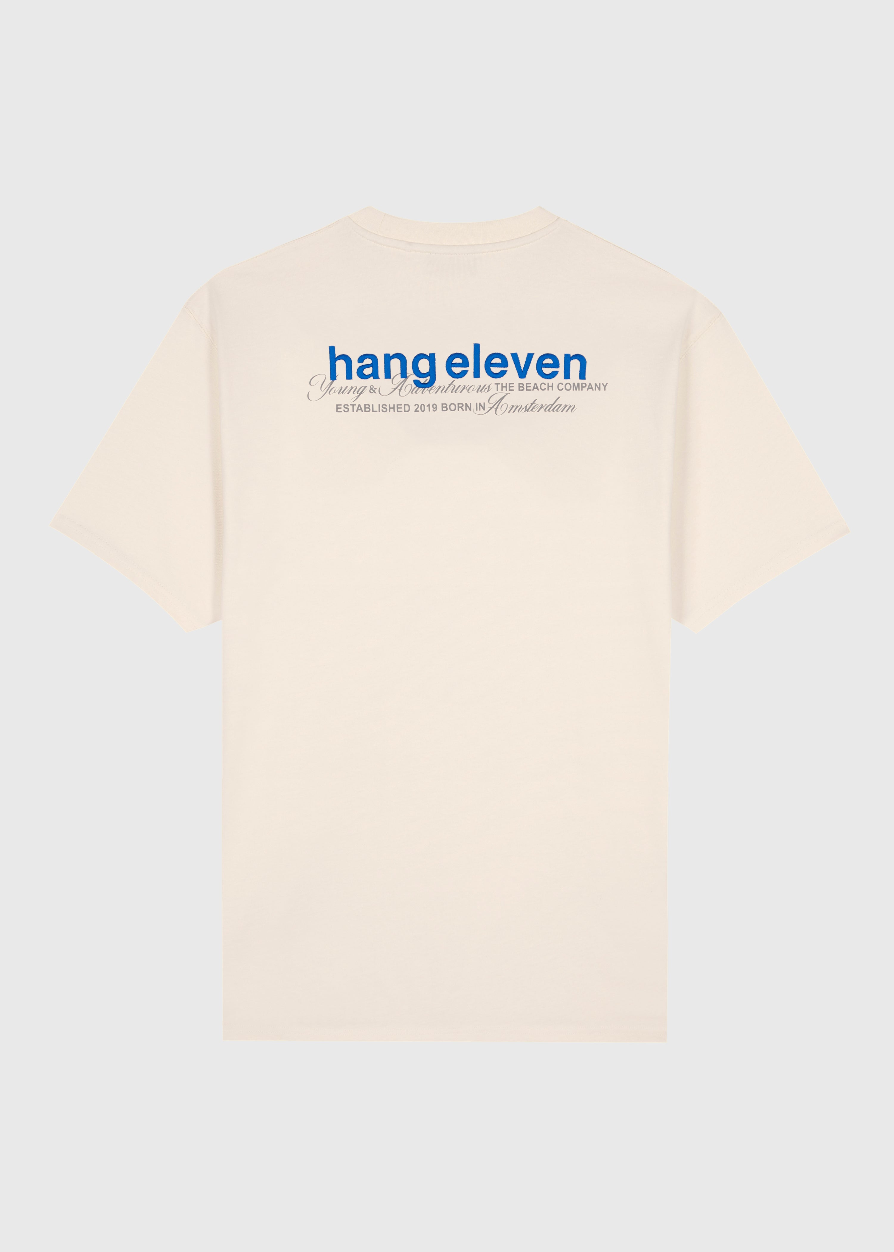 Brand Embro Tee - White Sand