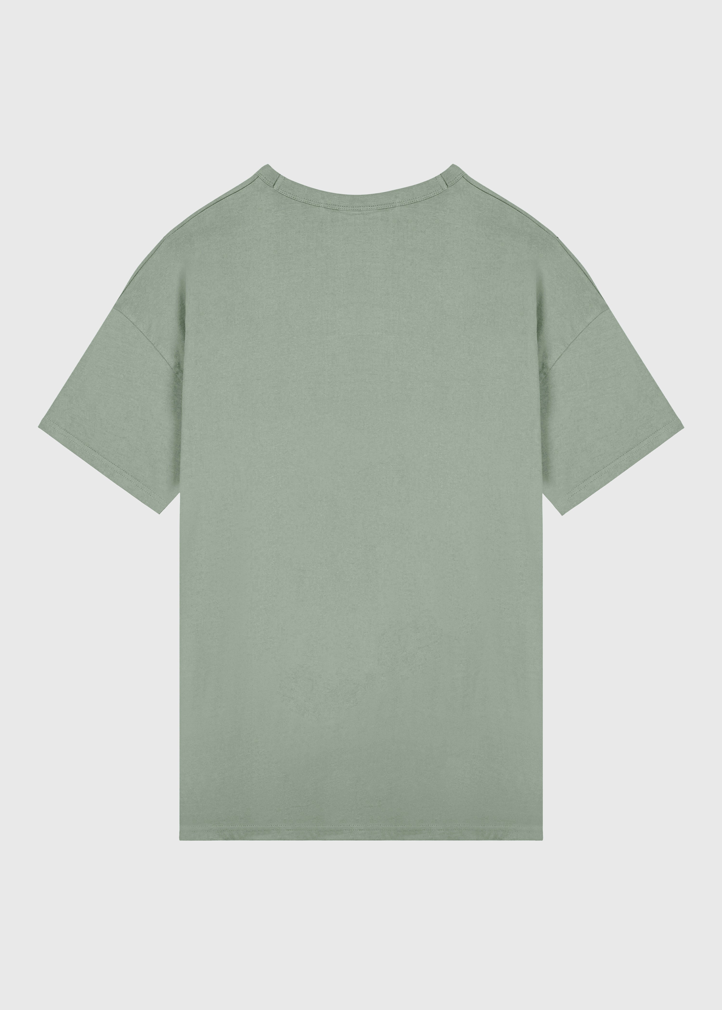 T-shirt Premium Oversize - Vert Sauge
