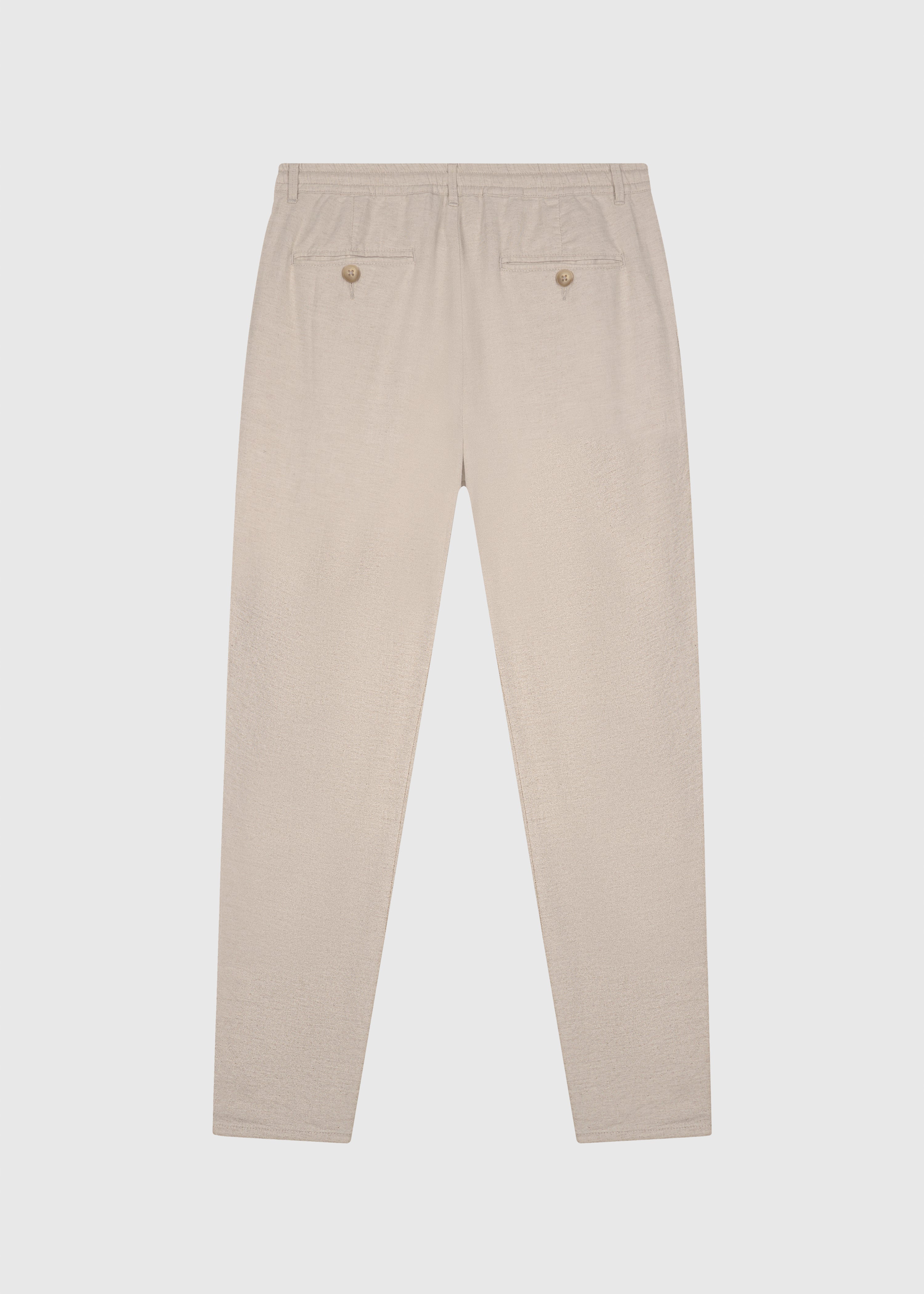 Baggy Linen Pants - Sand