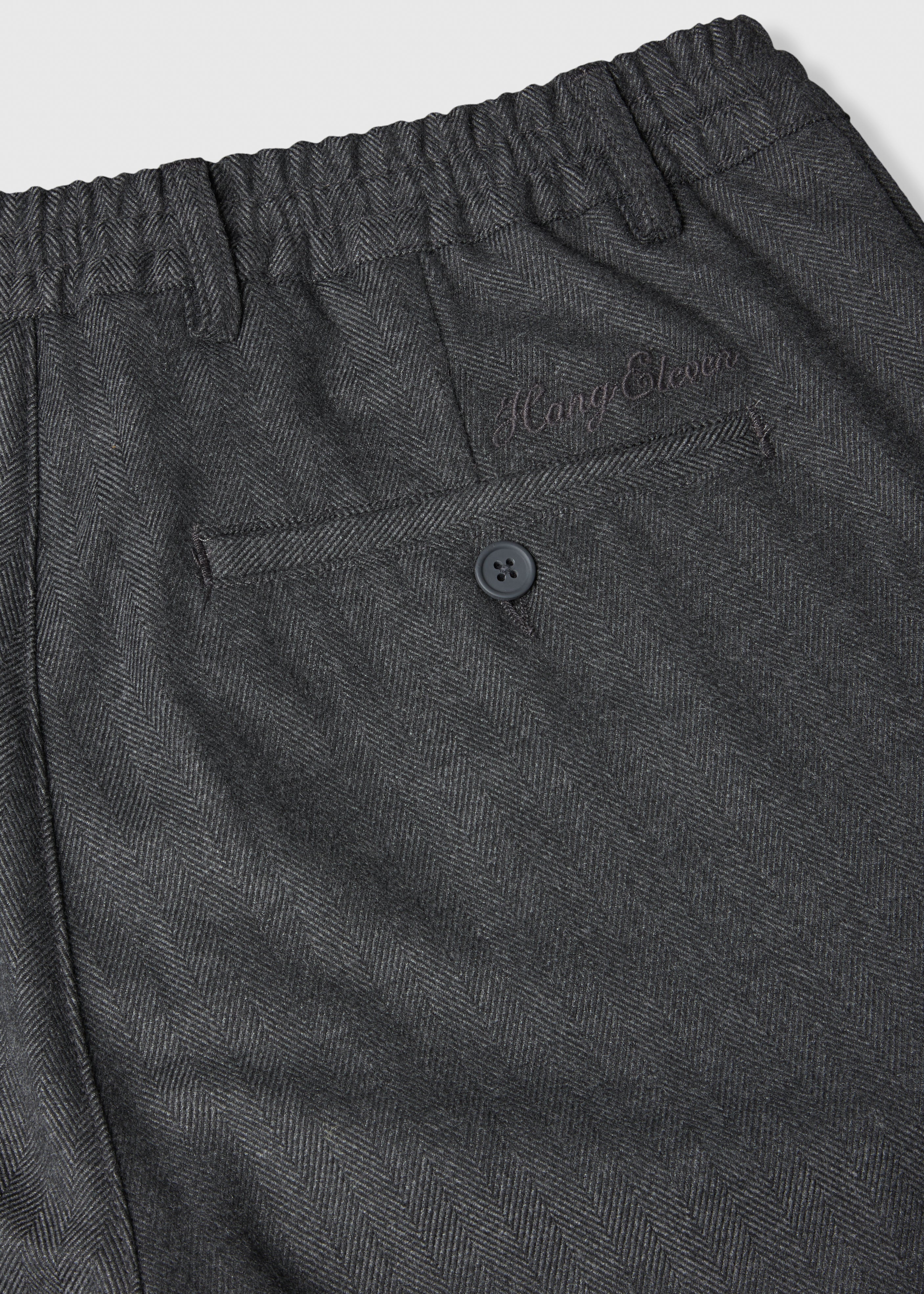 Herringbone Trouser - Anthracite