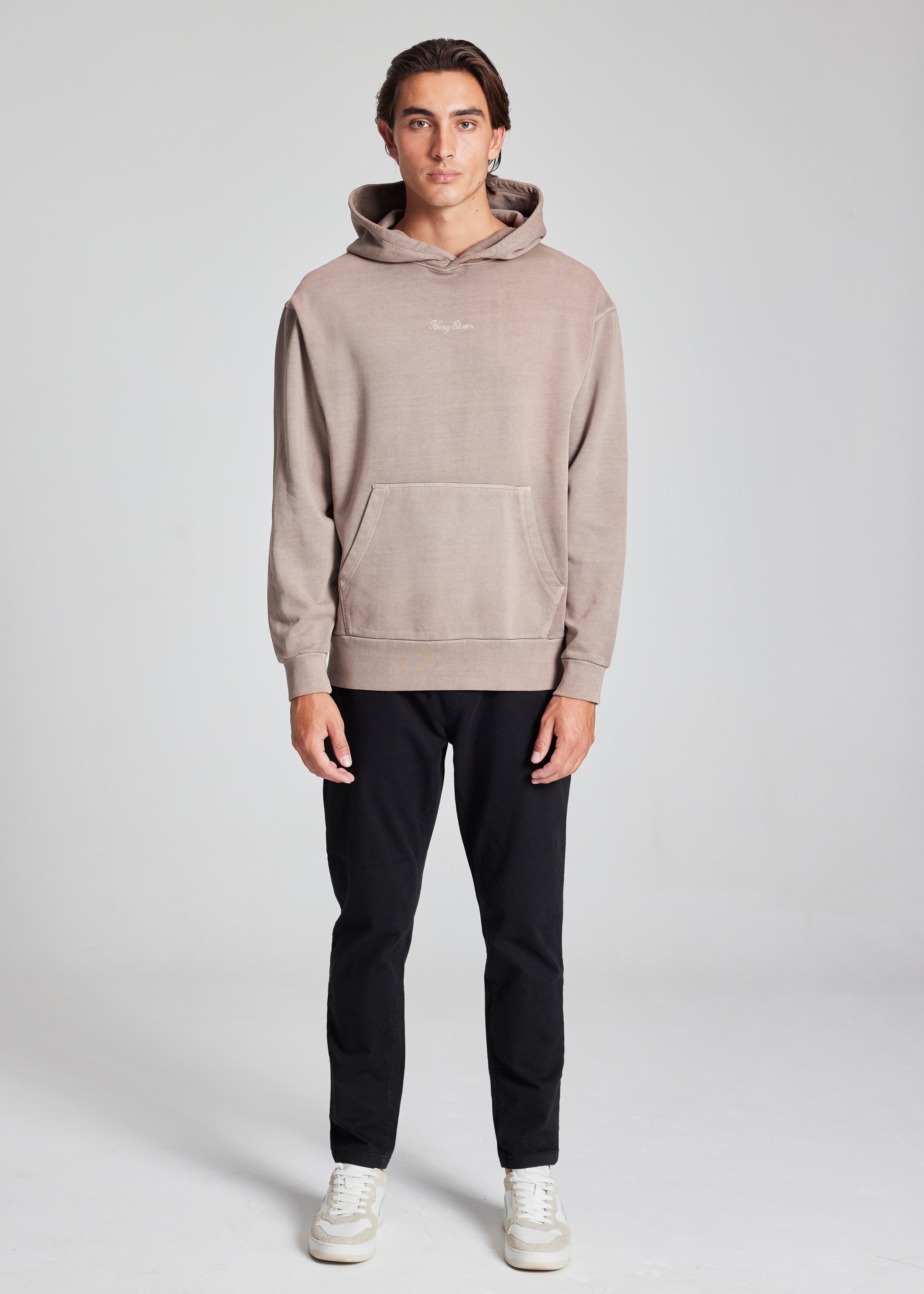 Heavyweight Logo Hoodie - Washed Brown