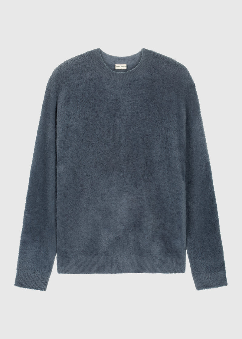 Hairy Brand Crewneck - Ombre Blue