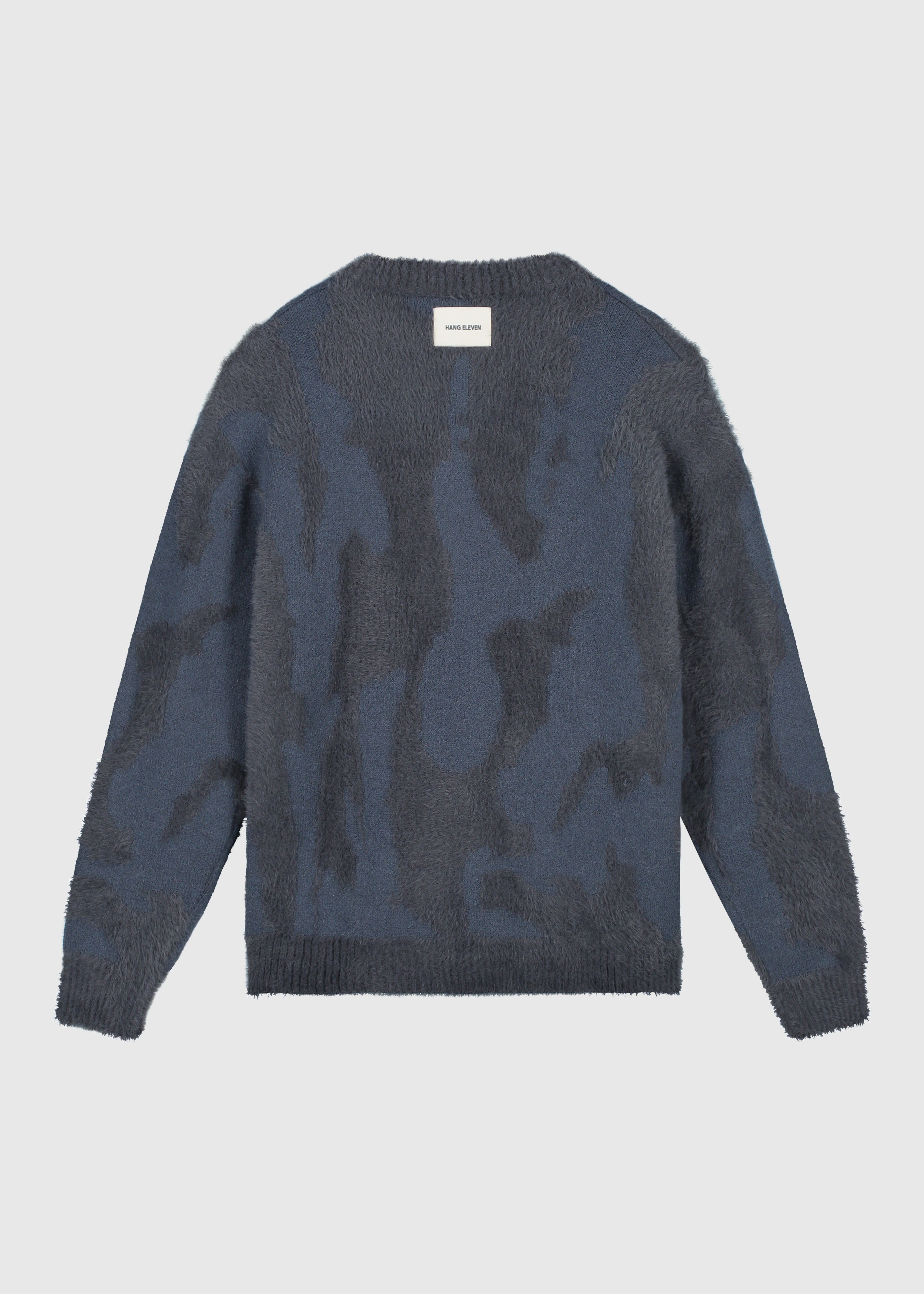 Hairy Glacier Knit - Navy Blue