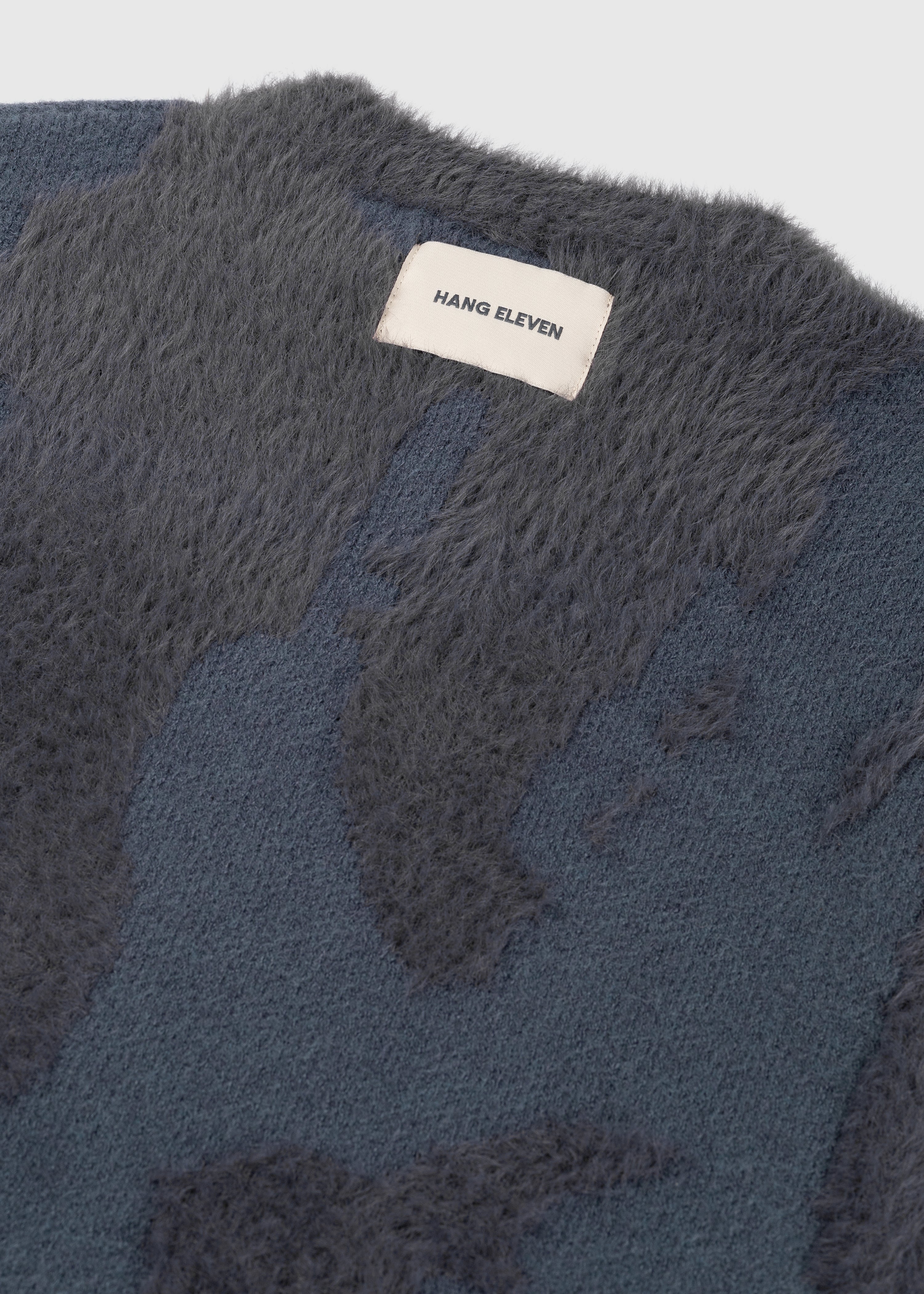 Hairy Glacier Knit - Navy Blue