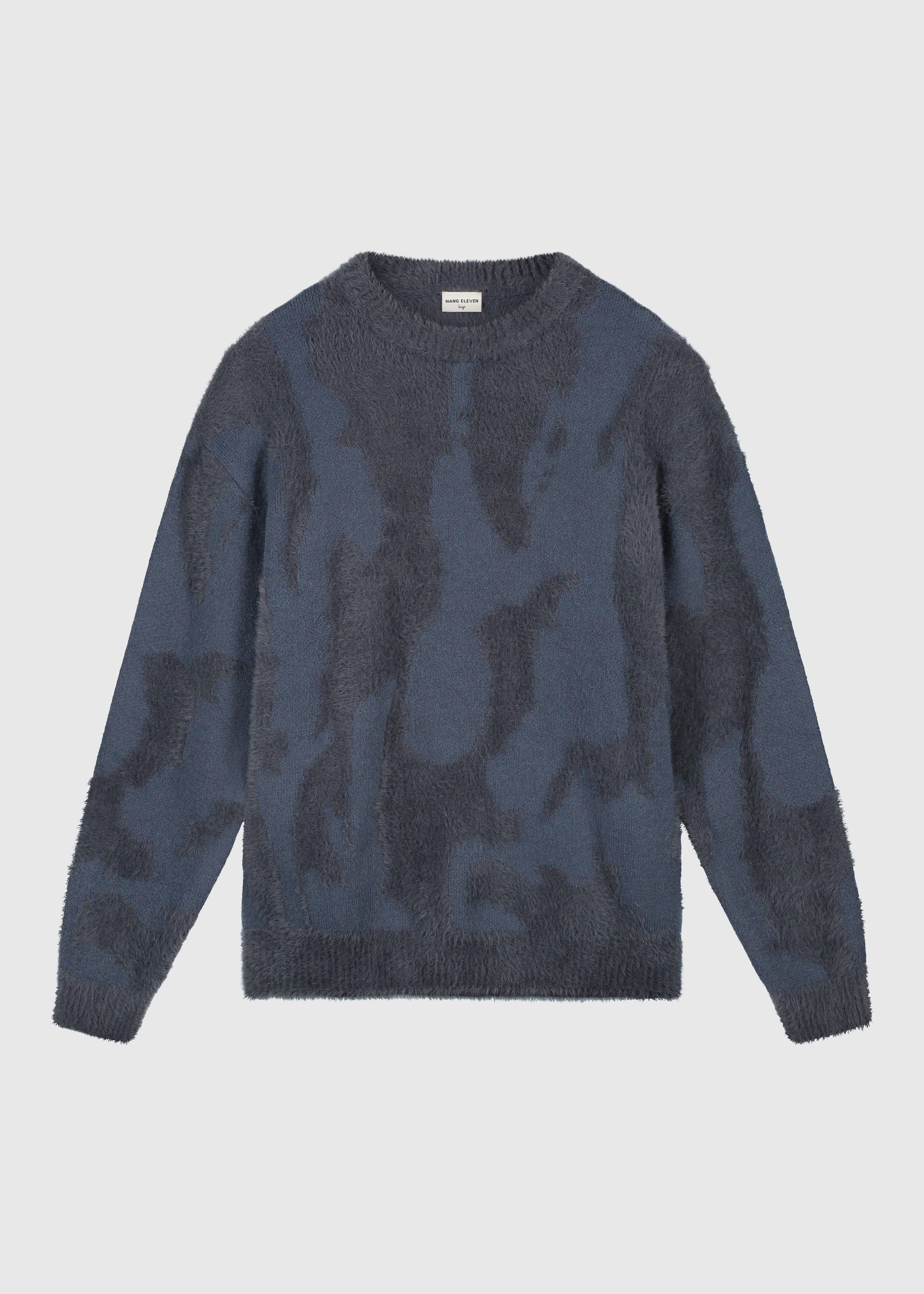 Hairy Glacier Knit - Navy Blue